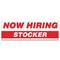Signmission Now Hiring Stocker Banner Apply Inside Accepting Application Single Sided B-72-30308 - alternate 1